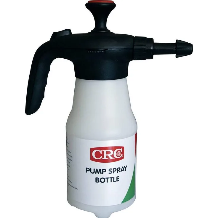 CRC Pumpsprühflasche, Drucksprüher, 1 l, mit einstellbarem Sprühstrahl und Druckablassventil