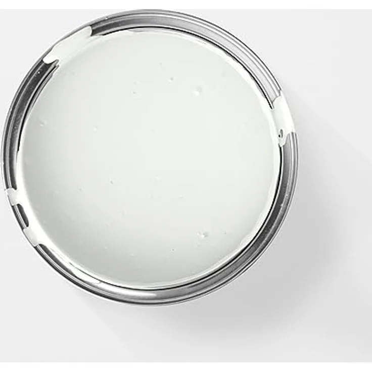 MissPompadour Wandfarbe Weiß mit Schmelz, matte Innenfarbe mit sehr hoher Deckkraft, 2,5 L, geruchsneutral und spritzfrei, wasserbasiert – Bild 2