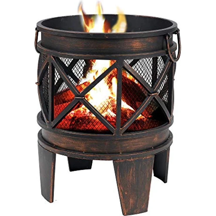tepro 1127 ''Gracewood'' Fire Basket - Bronze (12-Piece) – Bild 6