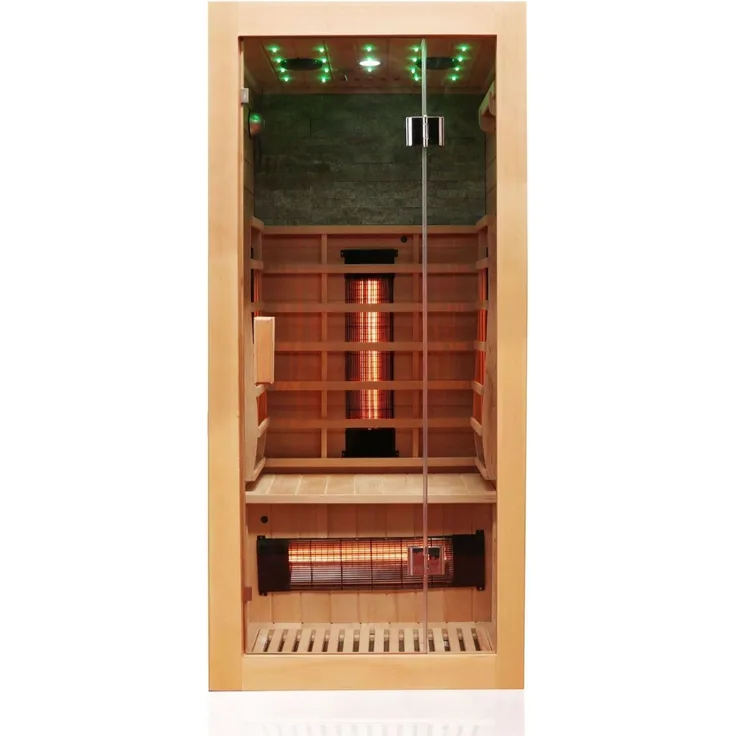 Dewello Infrarotkabine »Milton Vollspektrum«, BxTxH: 90 x 90 x 190 cm, 50 mm, für 1 Person