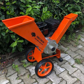 Forest Master Benzin Häcksler 6 PS 4Takt Motor 208 ccm Ast Laub Holz