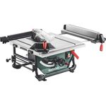 Metabo Tischkreissäge TS 254 M 0-80mm 1,5 kW 4200min-¹ 254x30mm Verlängerung Schiebestock Sägeblatt 254mm ohne Unterstell