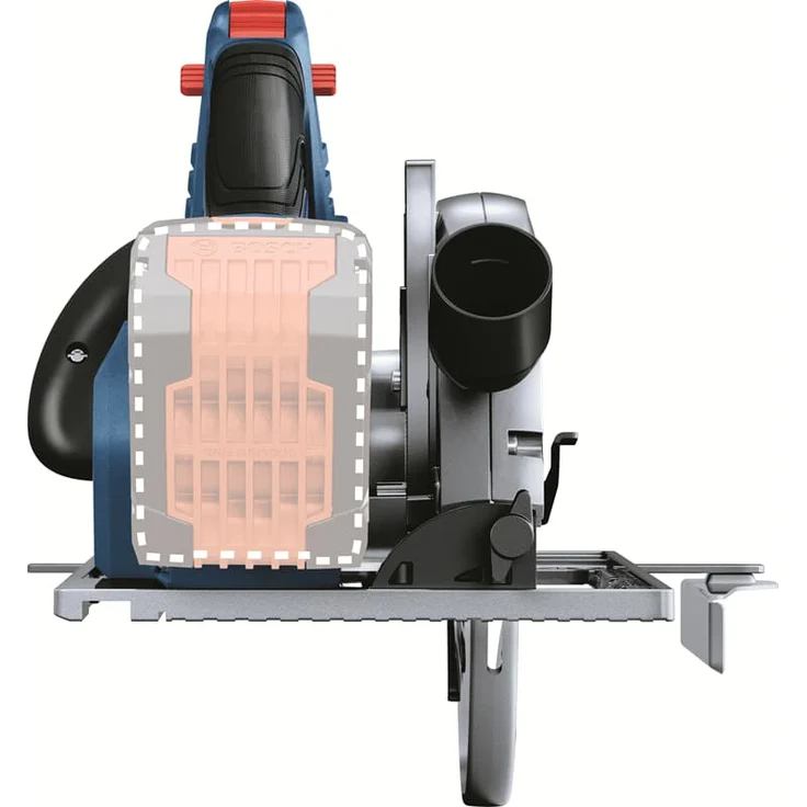 Bosch Professional GKS 18 V-68 GC Akku-Kreissäge BITURBO 1800 W 68 mm Solo inkl. L-BOXX ohne Akku – Bild 3