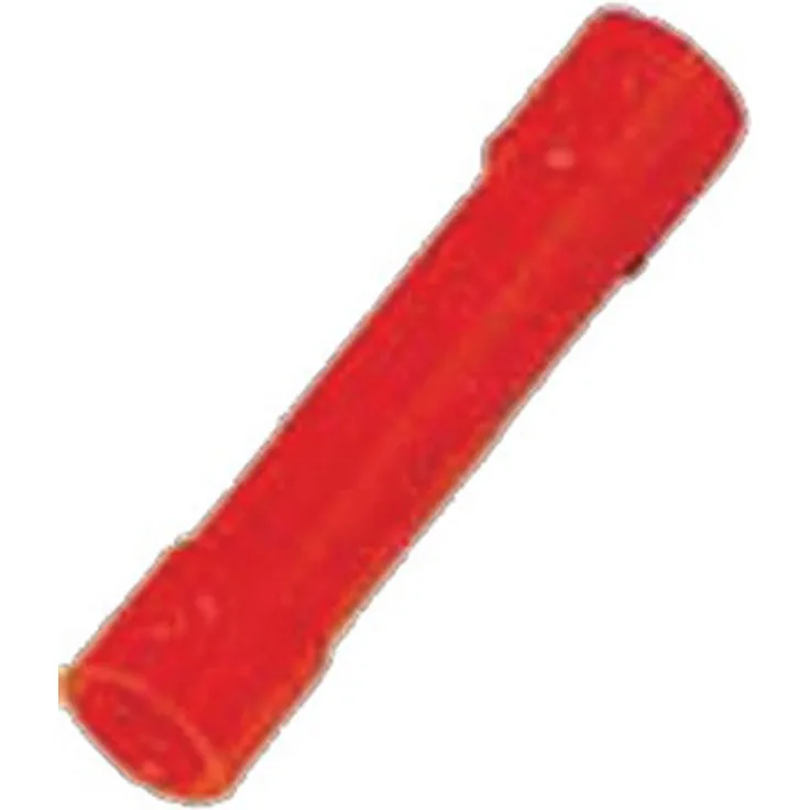 100x Intercable Stoßverbinder ICIQ1V 0,5-1qmm rot