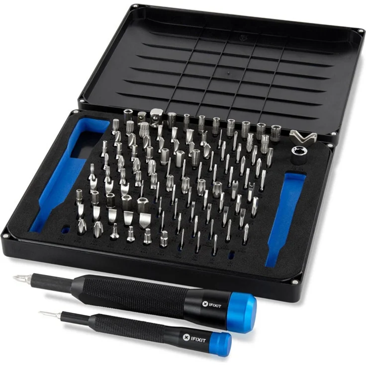 iFixit Manta Driver Kit - 112 Bit Driver Kit aluminium bithalter 4mm laptop macbook iPhone smartphon - Preisvergleich – Bild 1