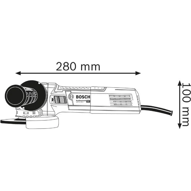 Bosch Professional 06017C9100 Winkelschleifer GWX 750-125 750 W, für X-LOCK-Zubehör, Scheiben-Ã˜: 125 mm, im Karton, blau 125 mm Netz – Bild 4