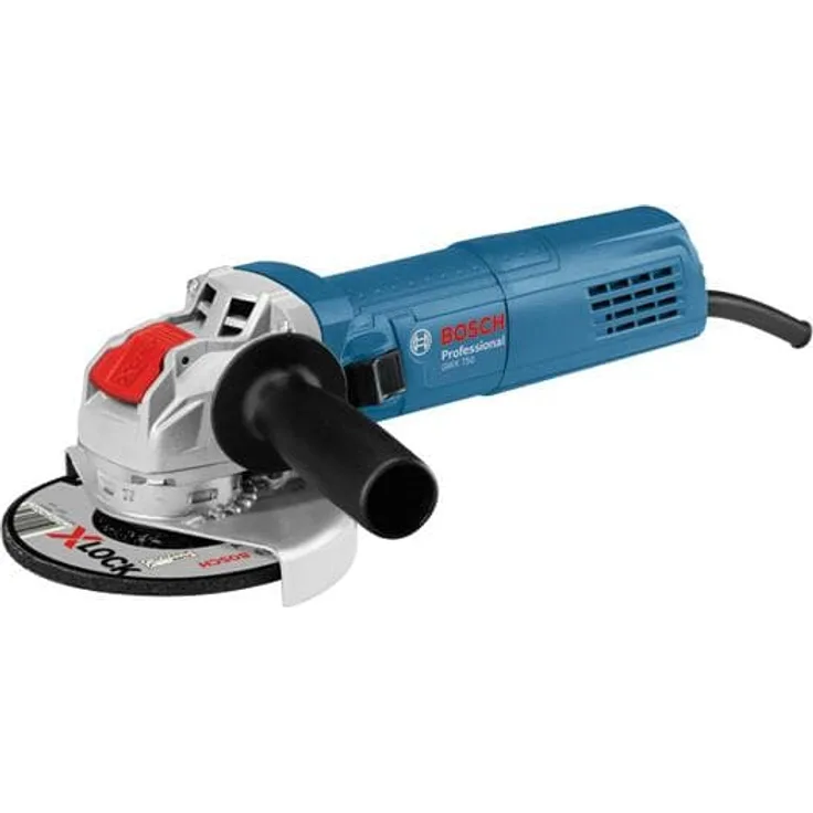 Bosch Professional 06017C9100 Winkelschleifer GWX 750-125 750 W, für X-LOCK-Zubehör, Scheiben-Ã˜: 125 mm, im Karton, blau 125 mm Netz