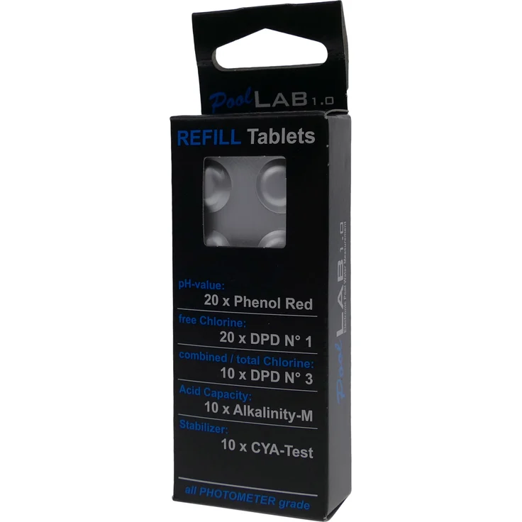 Nachfüllpack Testtabletten für PoolLab 1.0