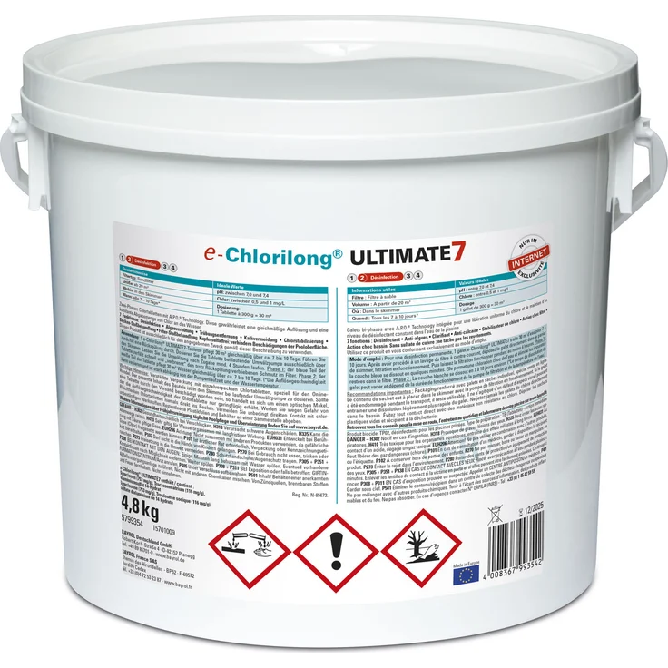Bayrol e-Chlorilong Ultimate 7 300 g Tabletten - 4,8kg – Bild 2