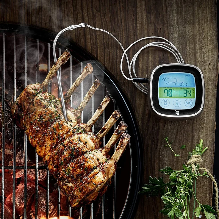WMF BBQ Digitales Thermometer Bratenthermometer Grillthermometer mit 5 Garstufen – Bild 5