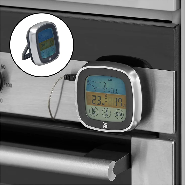 WMF BBQ Digitales Thermometer Bratenthermometer Grillthermometer mit 5 Garstufen – Bild 2