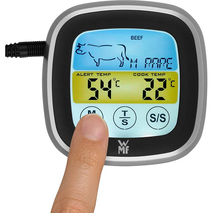 WMF BBQ Digitales Thermometer Bratenthermometer Grillthermometer mit 5 Garstufen – Bild 4