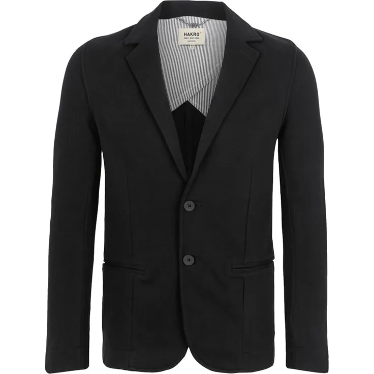 HAKRO Sweatblazer Premium 660, schwarz, 3XL