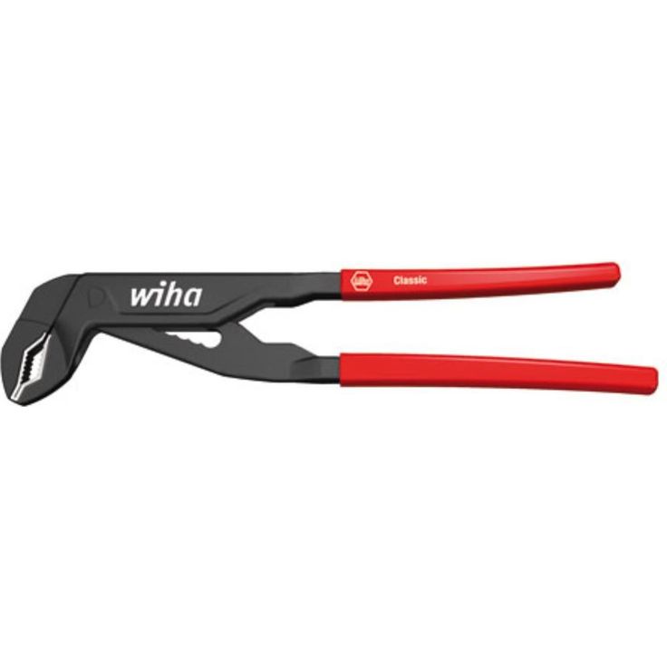 Wiha Wasserpumpenzange Classic (26761) I Wapu Zange 250 mm I durchgestrecktes Gelenk mit doppelter Führung für höchste Stabilität