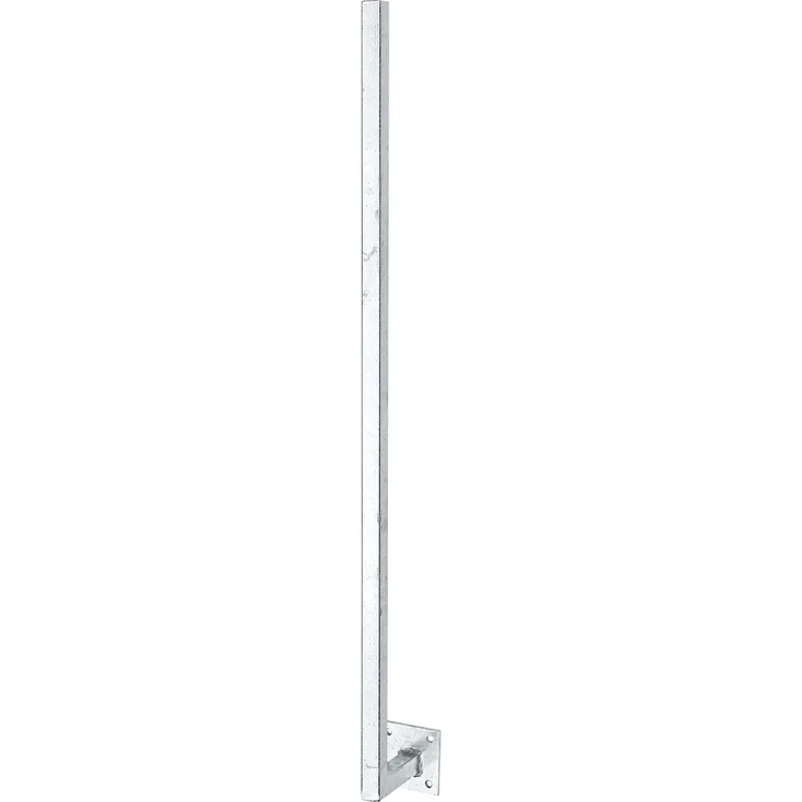 Alberts Universalpfosten | mit 120 mm Abstand gegen Platte geschweißt | zum Aufschrauben | Länge 1150 mm | Pfosten 30 x 30 mm 
(700256)