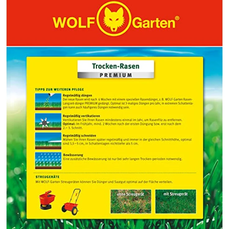 Wolf Garten Trockenrasen Premium L-TP 200 - Preisvergleich – Bild 5