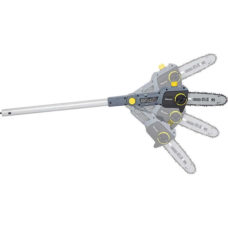 FANZTOOL 20V Li-Ion Akku-Hochentaster mit 2,5Ah Akku-Ladegerät, Höhe bis 5 m, 17 cm Schnittstärke, Schwertlänge 20 cm, leichtes Gewicht 4 kg – Bild 2