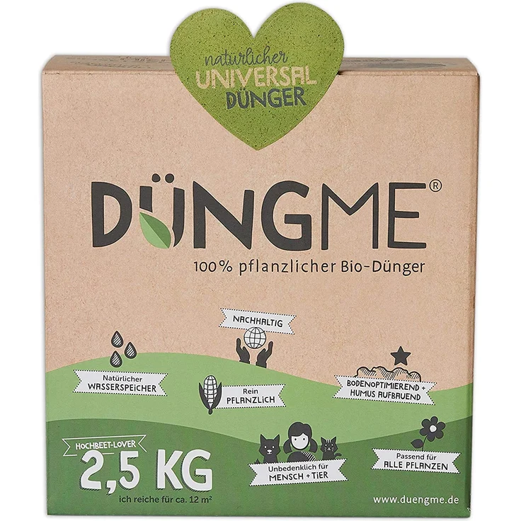 Bio Universaldünger mit Langzeitwirkung, unbedenklich für Kinder & Haustiere, organischer Naturdünger für gesunde Böden, 100% pflanzlich, kräftiges Pflanzenwachstum, 2,5kg – Bild 1