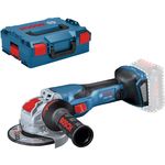 Bosch Professional GWX 18V-15 C Akku-Winkelschleifer BITURBO 125 mm mit X-LOCK ohne Akku und Ladegerät, L-BOXX - 06019H6400