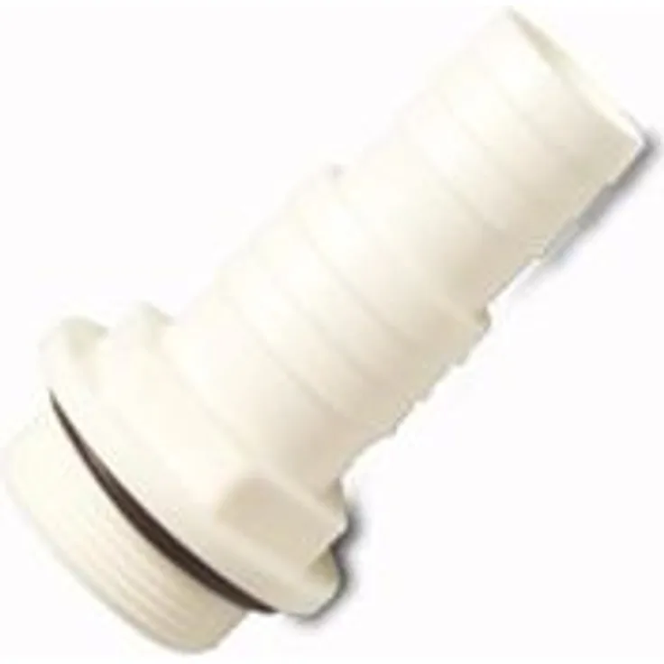 Schlauch24 ABS Schlauchtülle - Stutzen - Pumpenanschluss mit O-Ring für Poolschlauch 1 1-2'' auf 38 mm oder 32mm