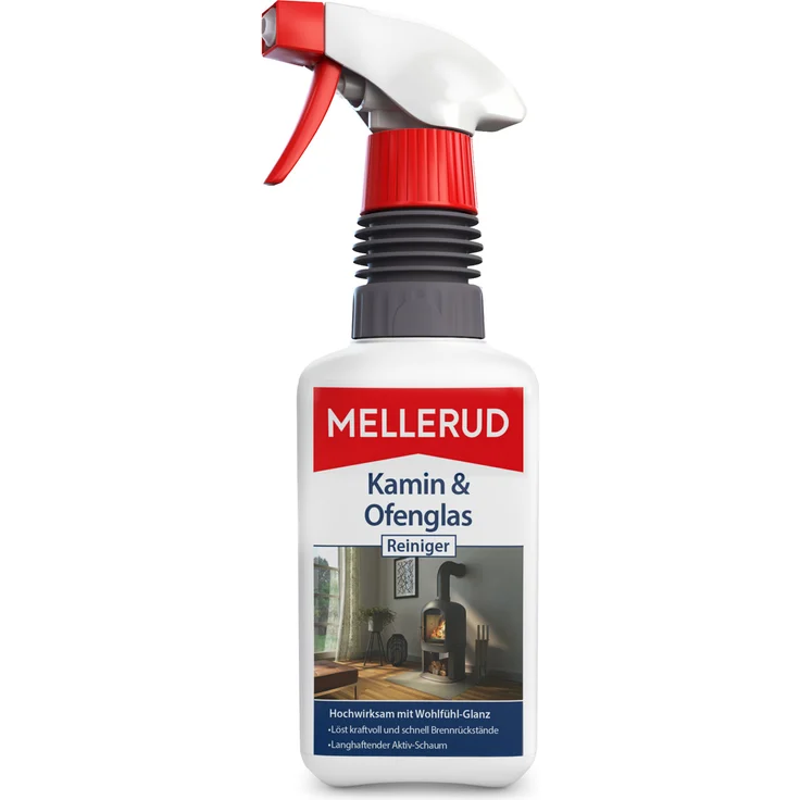 Mellerud Kamin & Ofenglas Reiniger 0,5 l - für Kaminöfen – Bild 1