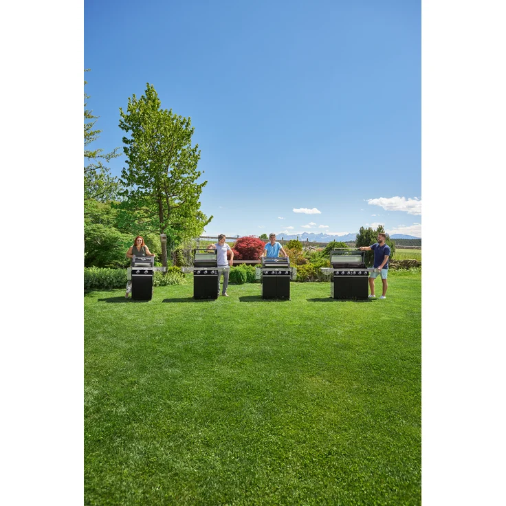 RÖSLE Gasgrill BBQ-Station VIDERO G2-S Schwarz, Grill mit 2 Edelstahlbrennern, extra Primezone und Seitenbrenner, klappbare Seitentische, VARIO+, pulverbeschichteter Stahl, Version 2021 – Bild 8