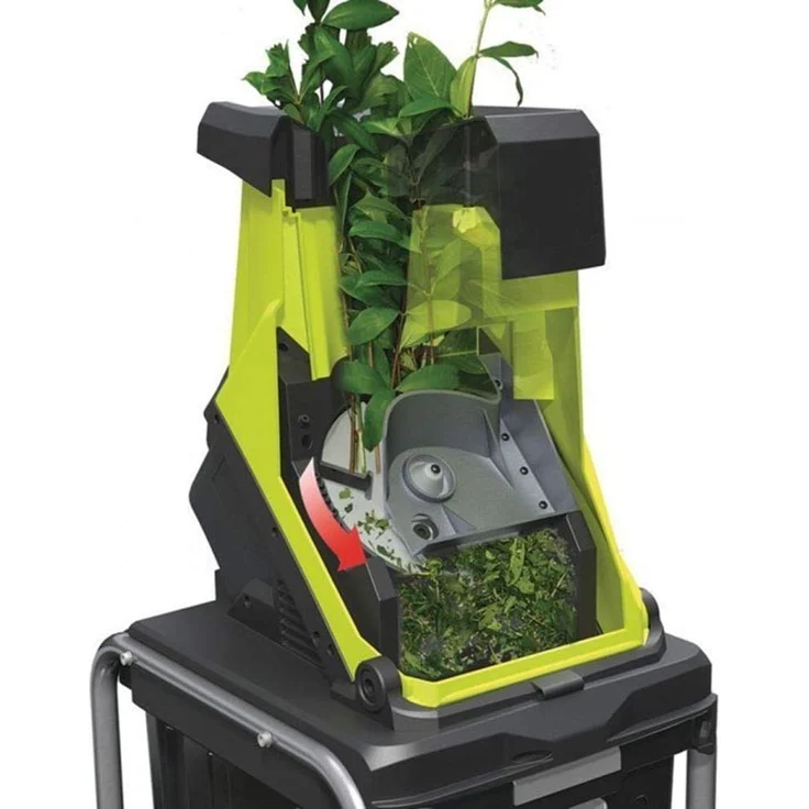 Gartenhäcksler Elektro-Häcksler RSH2545B Stopfer 2500 W 40 l Fangbox Leistung 2 500 W Messer 13 kg – Bild 2