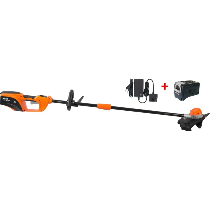ATIKA FC 40-255 Akku Profi Rasentrimmer Freischneider, 2,0 Ah, 36 V, Ladegerät