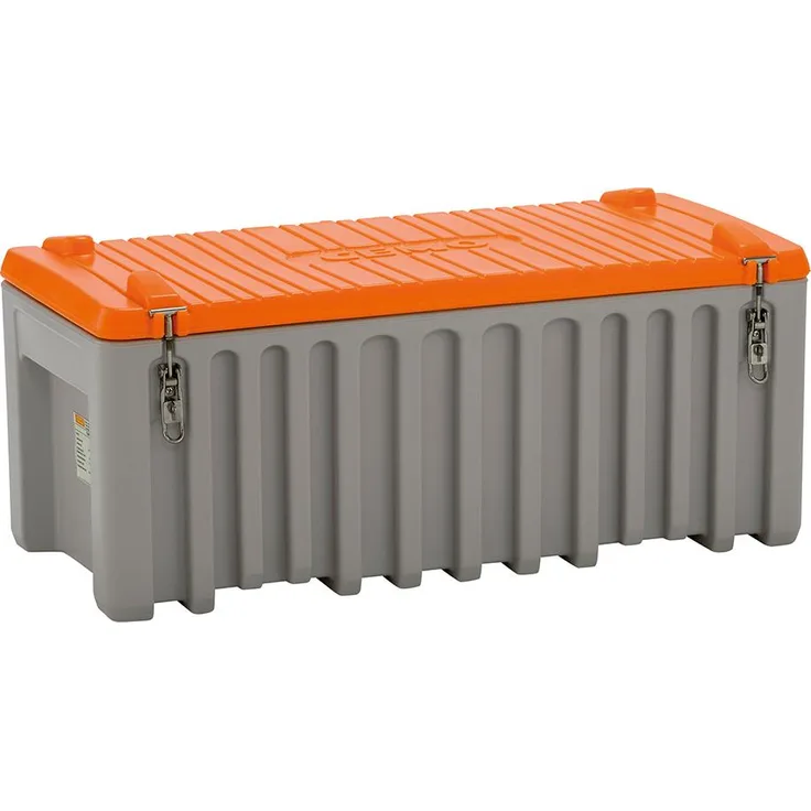 Werkzeugbox B1200xT600xH540mm PE grau-orange 250l