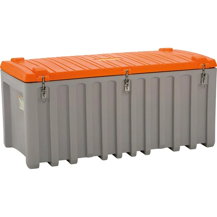 Werkzeugbox B1700xT840xH800mm PE grau-orange 750l