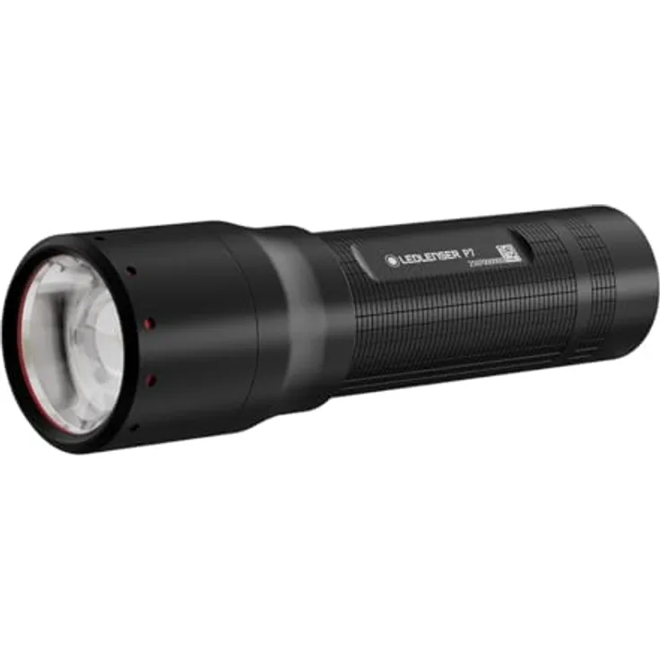 Ledlenser P7 LED Taschenlampe, 650 Lumen, 400m Zoomfokus, IP54, 30h Laufzeit, 175g, ideal für Camping und Wandern