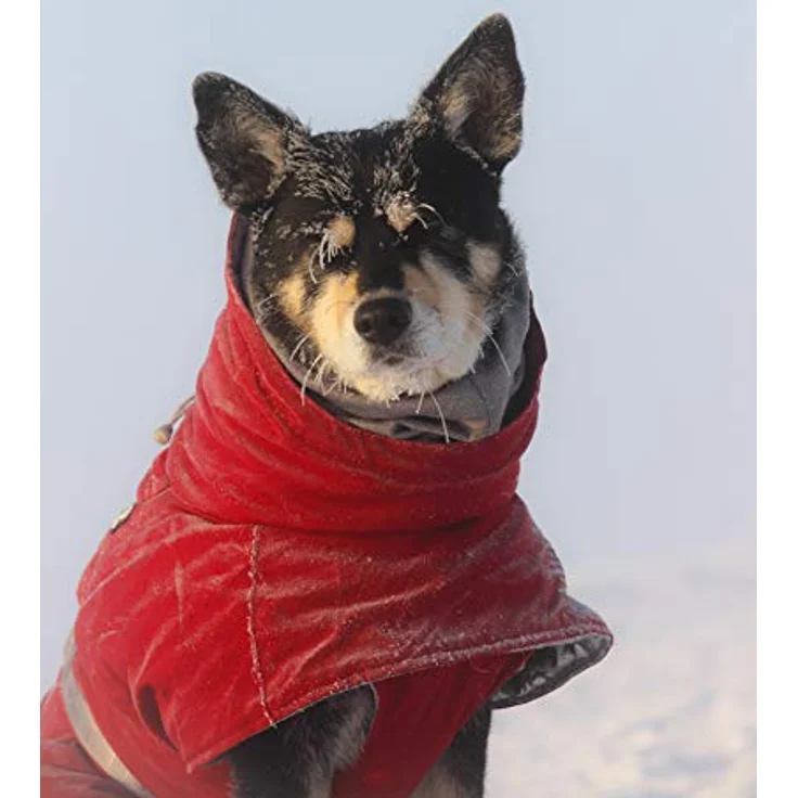 Hurtta Extreme Hundemantel, Winter, warm, 35 cm, Burgunderrot – Bild 3