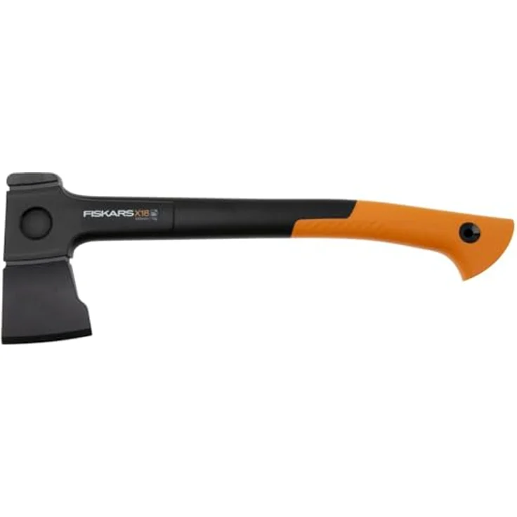 Fiskars, Axt + Beil, X18 Universalaxt mit S-Klinge, FiberComp Stiel, SoftGrip, inkl. Futteral – Bild 4