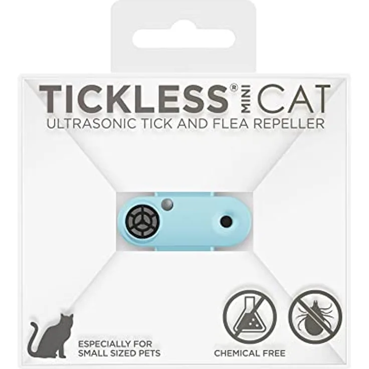 Tickless Mini - Ultrasonischer, natürlicher, chemiefreier Zecken- und Flohvertreiber - Blau