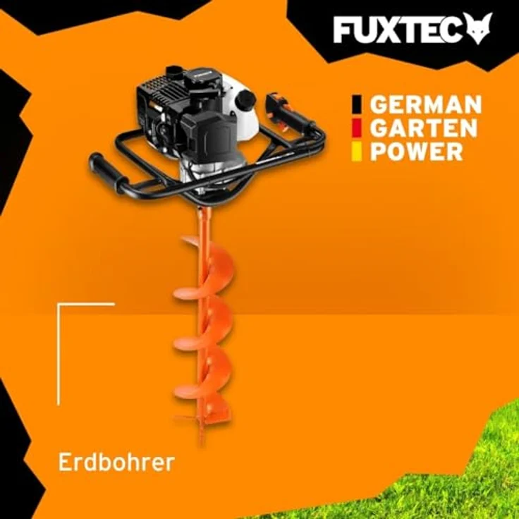 FUXTEC Erdbohrer FX-EB143ECO, 1,25 kW, 4000 U/min, 1 L Tank, Fliehkraftkupplung, Primerpumpe & Choke-System – Bild 2