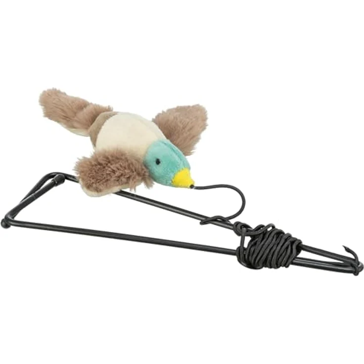 Trixie Fliegender Vogel für Türrahmen, mit Catnip 13 cm 175 cm – Bild 2