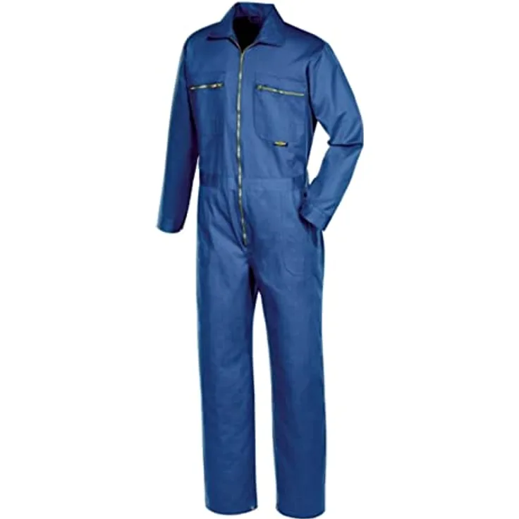 teXXor Overall Basic, Arbeitsoverall Anzug kornblau, ÖKO-Tex 100 zertifiziert, extra verstärkte Nähte, Größe 54