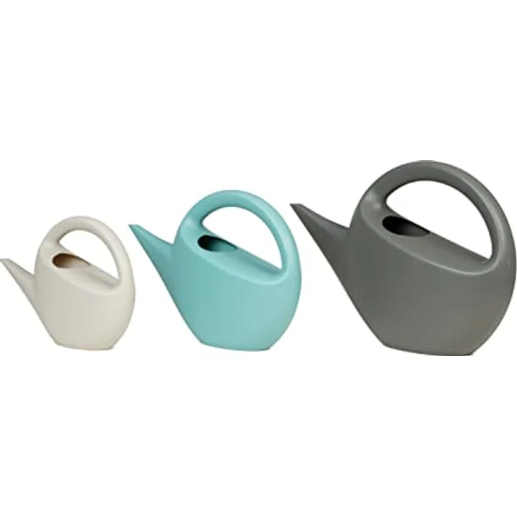 Scheurich Gießkanne Smilla, 1,6 l, ergonomisch, taupe, modernes Design aus hochwertigem Kunststoff – Bild 3