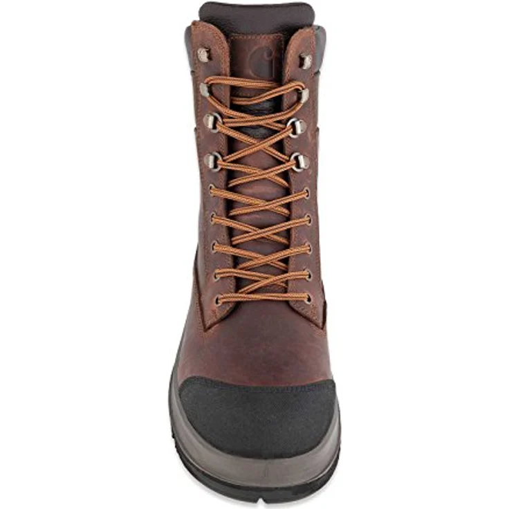 Carhartt Detroit 8 Sicherheitsschuh, wasserdicht, Fiberglas-Zehenkappe, braun – Bild 3