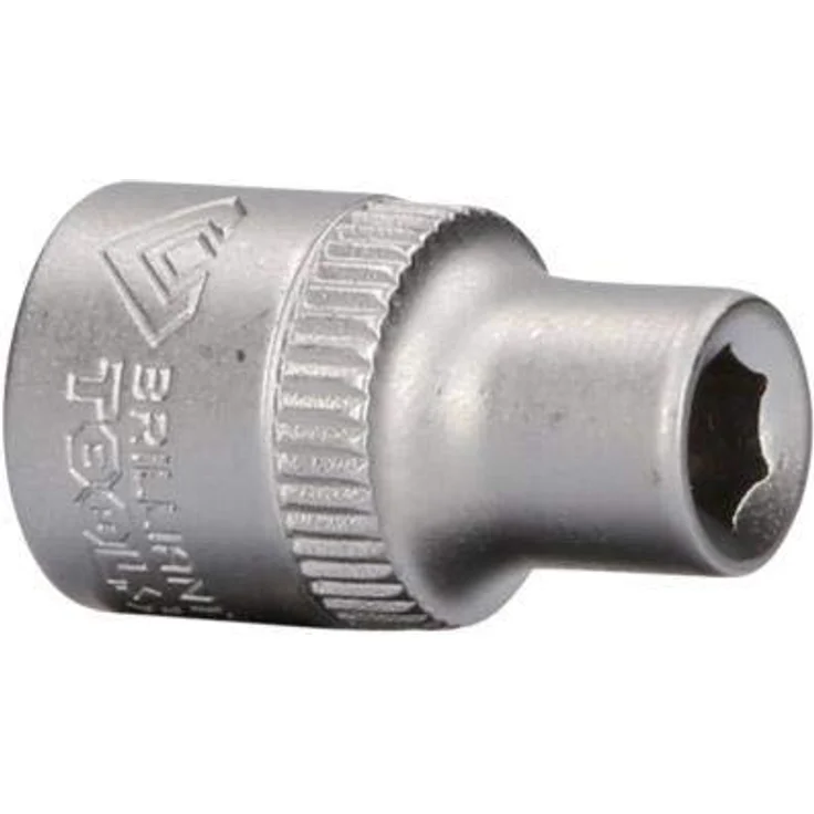 Brilliant Tools Bit- und Steckschlüsselset BT021800, 3/8" Sechskant-Stecknuss 6 mm, matt verchromt, aus Chrom-Vanadium-Stahl – Bild 5