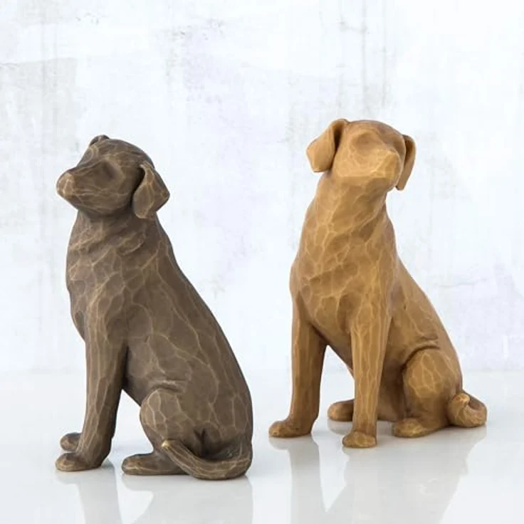 Willow Tree Figur - Love my Dog - Hundefigur sitzend Hellbraun – Bild 6