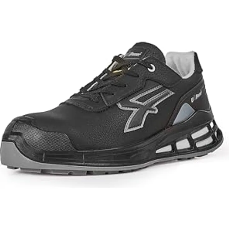 U-Power Sicherheitshalbschuh Zak Gr.45 schwarz/grau, S3 CI SRC ESD, Mikrofaser, metallfrei, durchtrittsicher, mit Infinergy®-System