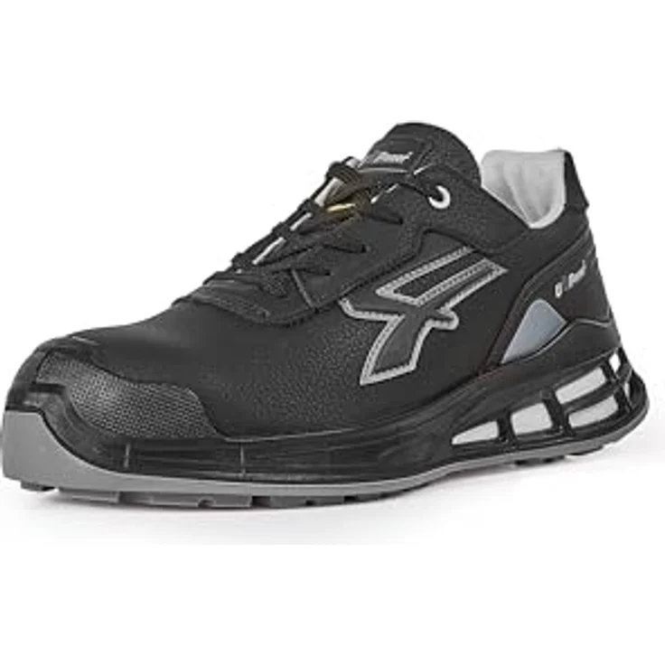 U-Power Sicherheitshalbschuh Zak Gr.45 schwarz/grau, S3 CI SRC ESD, Mikrofaser, metallfrei, durchtrittsicher, mit Infinergy®-System – Bild 1