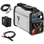 STAHLWERK Inverterschweißgerät ARC 160 MD Schweißgerät - DC MMA, E-Hand, 30 - 160 A, Packung, Lift-TIG Inverter, 160 Ampere, IGBT Technologie - Single-Board, leicht und kompakt