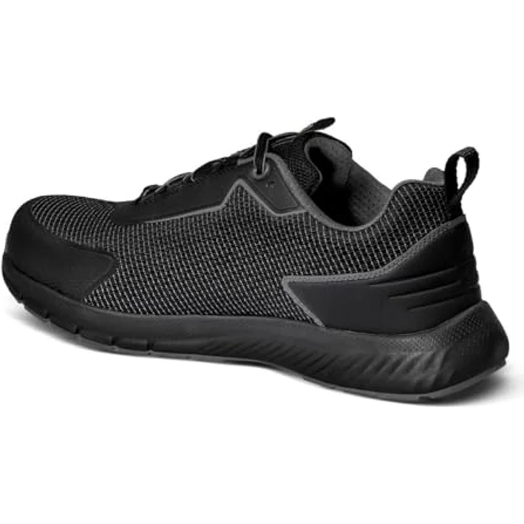 Sparco Traction Fuji S1PS Sicherheitsschuhe, Unisex Feuerwehr- und Sicherheitsschuhe, Schwarz, Größe 46 EU, rutschhemmende Gummisohle, atmungsaktives Gewebe, ultraleichte Durchtritthemmung – Bild 3