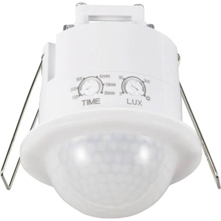 Sygonix SY-6733034, Decken-Bewegungsmelder Unterputz 360° Relais, Weiß, IP54, präzise Bewegungserkennung – Bild 2