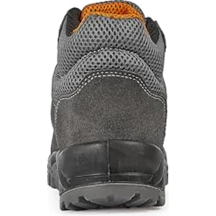 U-Power Sicherheitsstiefel STYLE & BOB REAL S1P FO SR, Veloursleder, rutschhemmende PU/PU-Sohle, Größe 42, grau – Bild 3
