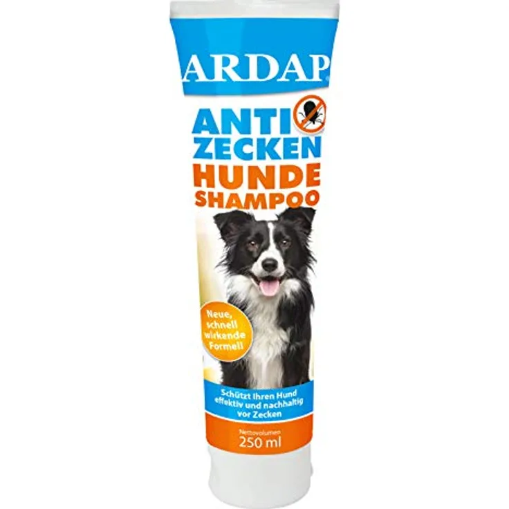 ARDAP Anti Zecken Shampoo für Hunde 250ml - Nachhaltiger Zeckenschutz & hygienische Fellpflege