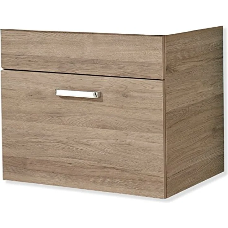 Pelipal Waschtischunterschrank Quickset 313 in Sanremo Eiche Terra quer Nachbildung, 63 cm breit | Waschtischunterschrank ohne Waschbecken mit 1 Schubkasten