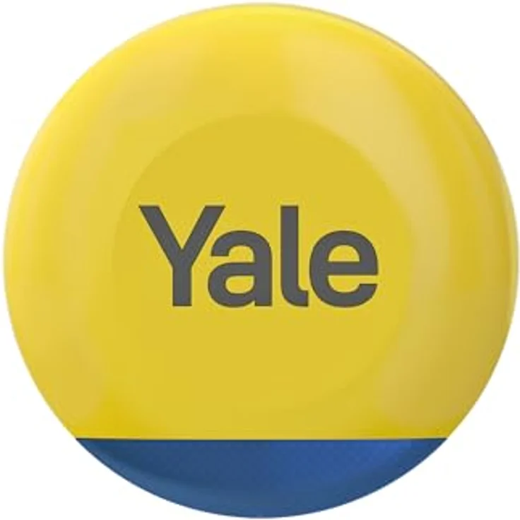 Yale Außensirene Gelb, bis zu 100 dB einstellbare Sirene mit Blinkenden LED-Leuchten, Echtzeit-Benachrichtigung und 1 km Reichweite, kompatibel mit Yale Smart Alarm – Bild 1